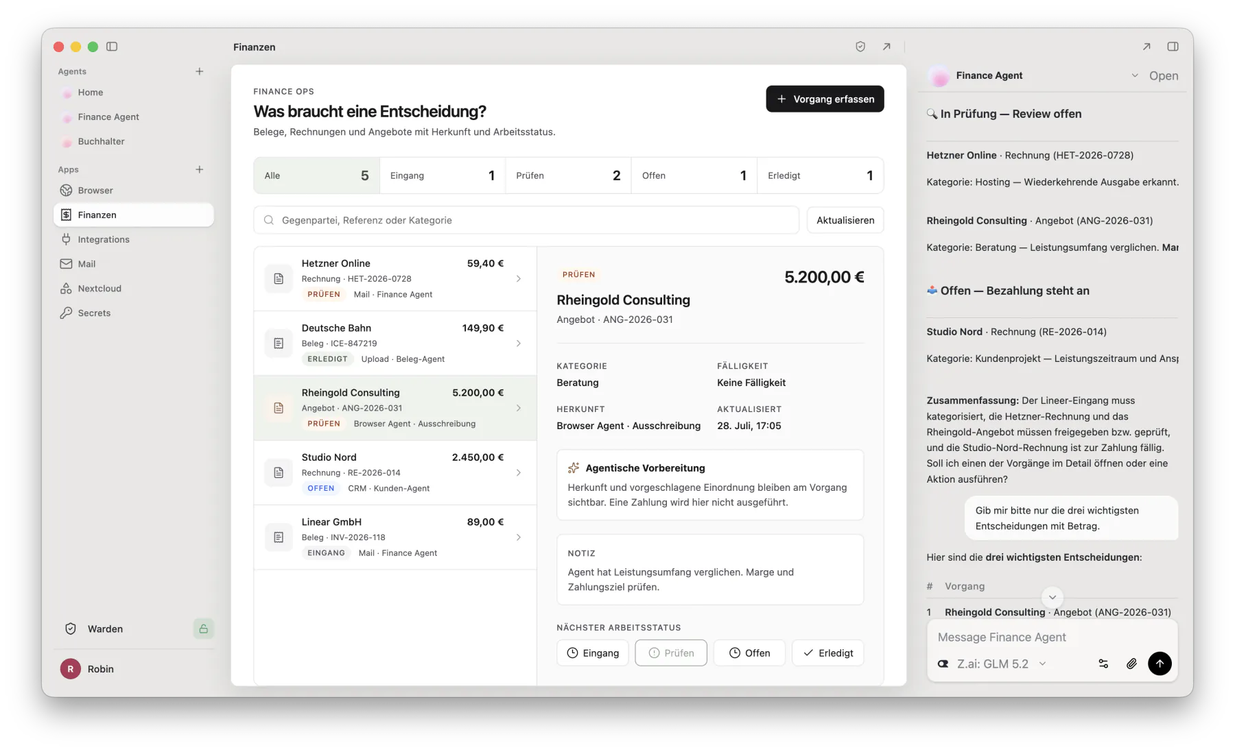 ABRUM app Finance